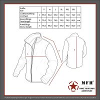 Funktions Softshell Jacke "Liberty" - wasserdicht - winddicht - atmungsaktiv - Stehkragen - schwarz