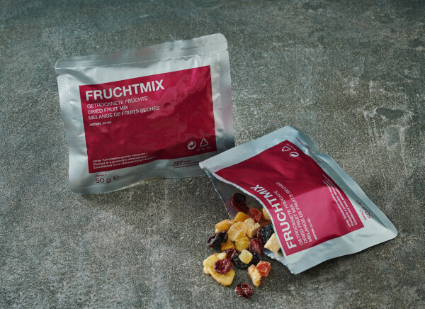 Trek´N Eat® Fruchtmix - ca. 50 g getrocknete exotische Früchte - Notverpflegung - Made in Germany