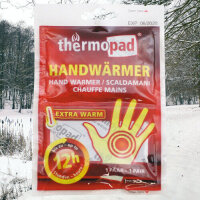 Handwärmer Thermopad -  ca.12 h - für Einmalgebrauch -  max. 65°