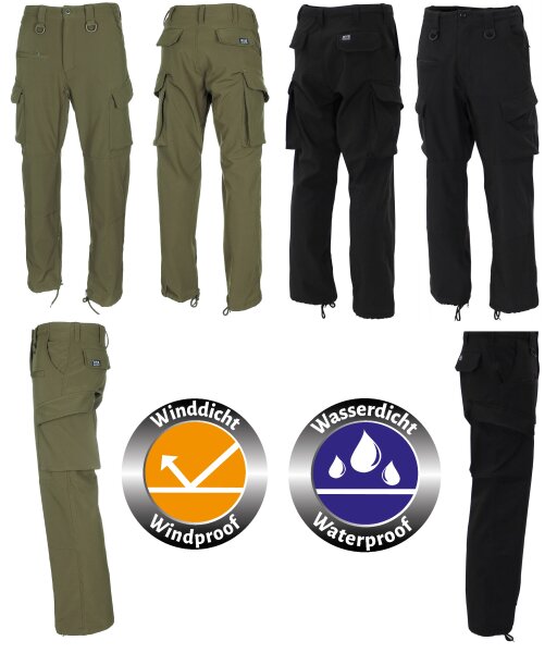 Allround Softshell Hose - Unisex - Wasserdicht - Winddicht - Atmungsaktiv